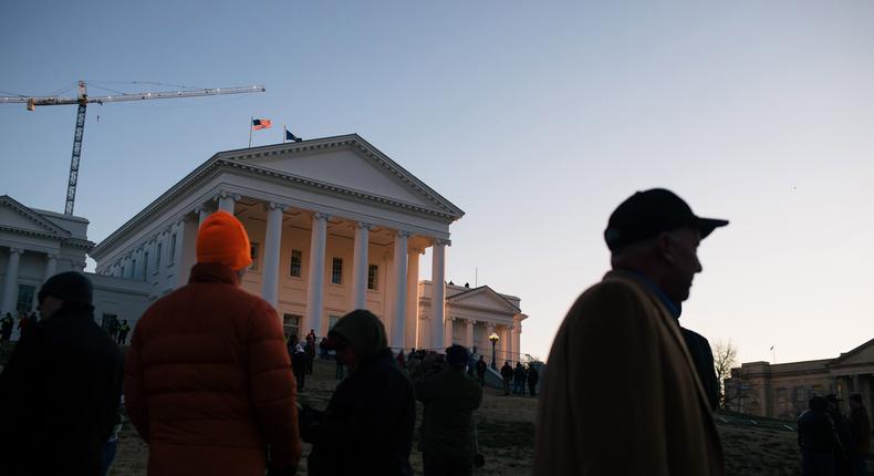 Virginia Gun Rally: Waving Flags and Chants of 'USA'