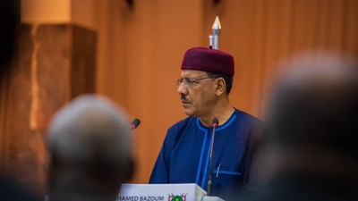 Detained Président of Niger, Mohamed Bazoum.