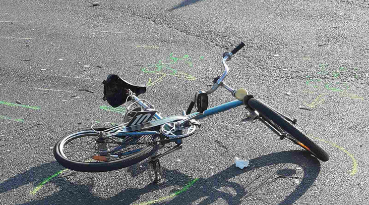 Halálos baleset Iváncsán - egy kerékpáros halt meg / Fotó: Blikk