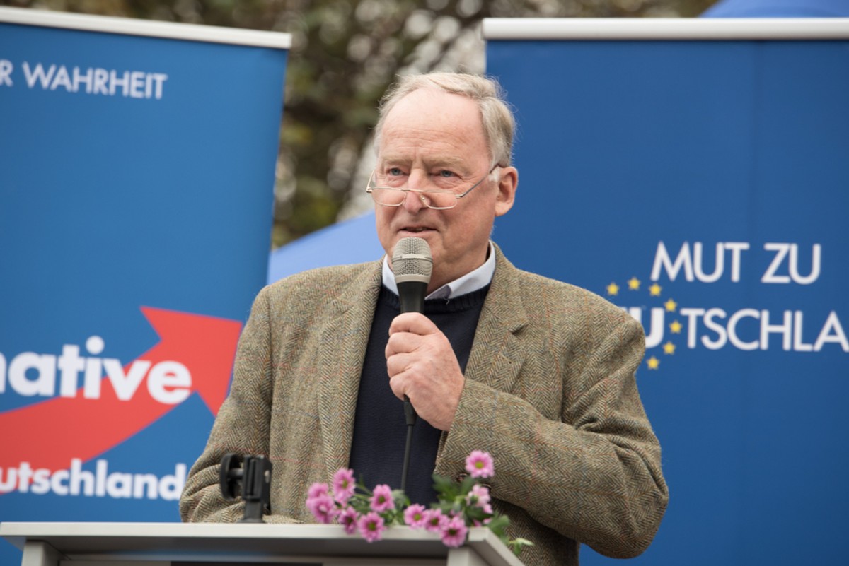 Alexander Gauland - szef AfD (Alternatywy dla Niemiec)