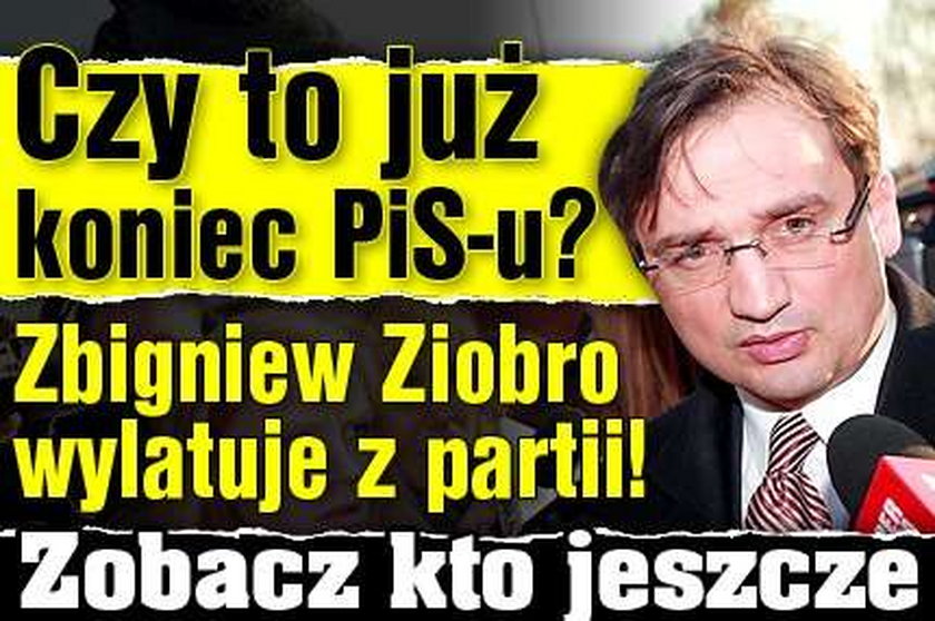 To już koniec PiS? Ziobro wykluczony! Kto jeszcze?