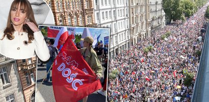 Tajemnicze słowa Schreiber w dniu Marszu 4 Czerwca. Ktoś ją "wyganiał" i "wykluczał", więc pojechała do stadniny