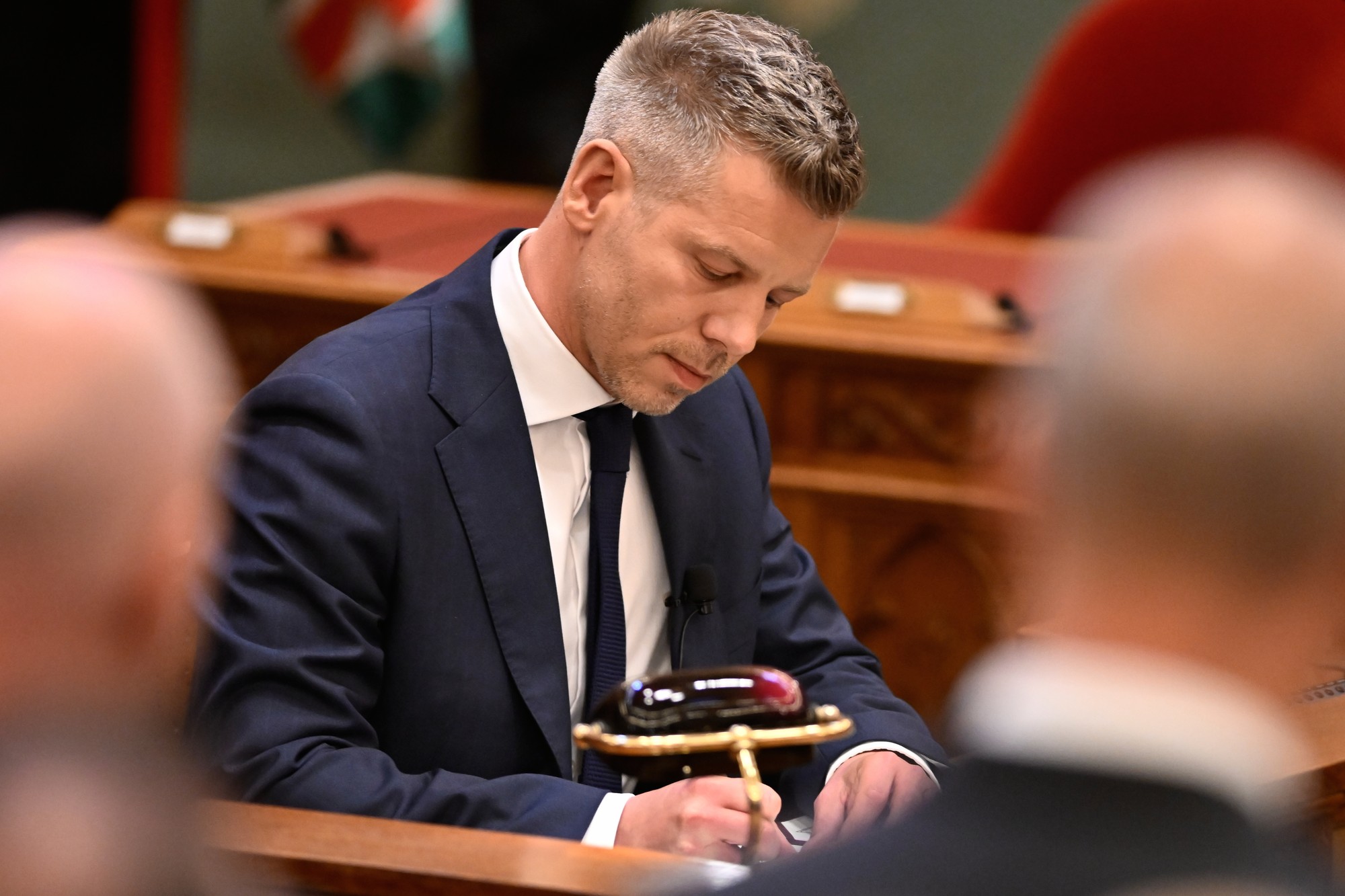 Maďarský premiér Péter Magyar.