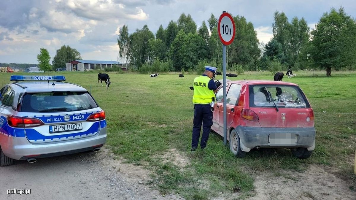 Daewoo Matiz uprowadzony przez 11-latka