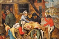 Pieter Brueghel świnia rzeź średniowiecze