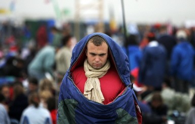 GERMANY-POPE-WYD-MARIENFELD-PILGRIMS