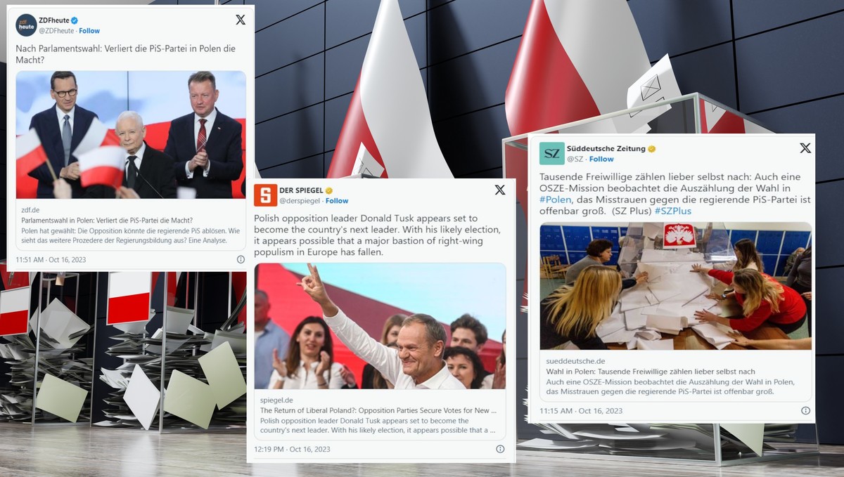 Poland,-,Several,Ballot,Boxes,And,Flags,-,Voting,,Election