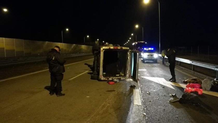 Tragiczny wypadek koło Sieradza. Zablokowana S8