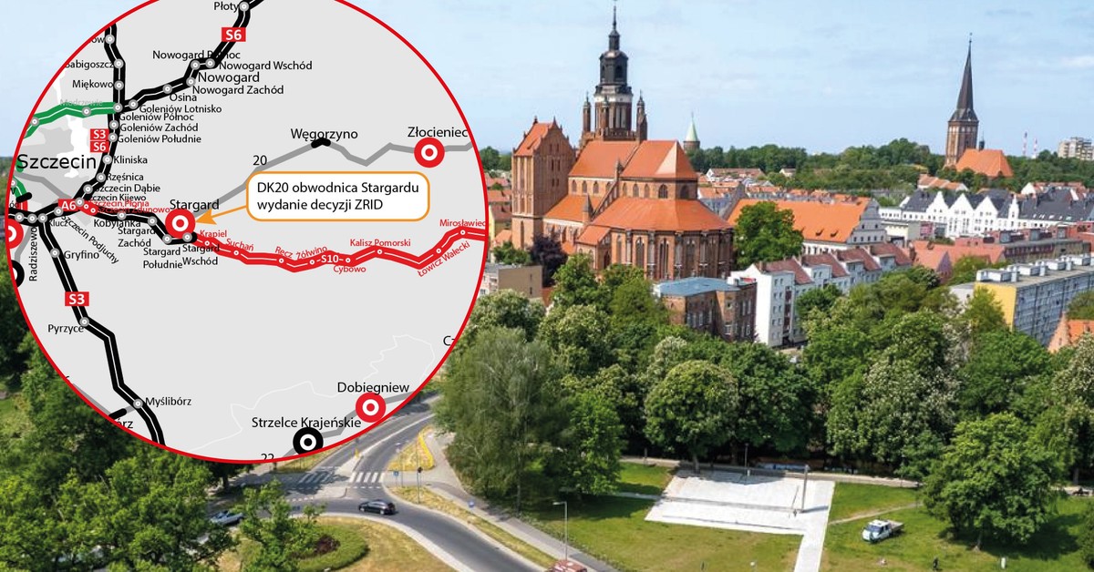 Jest zielone światło dla obwodnicy Stargardu. Ważna decyzja wydana [MAPA]