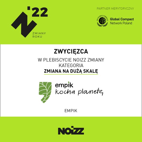 Empik zwycięża w kategorii Zmiana na Dużą Skalę