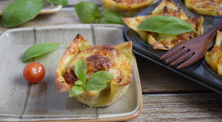 Lasagnemuffin recept / Fotó: Ringier