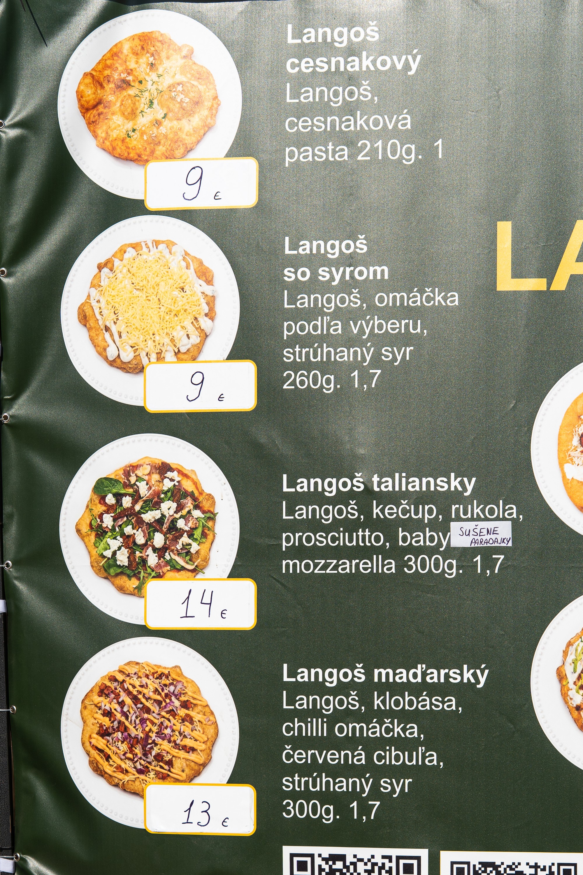 Ceny v gastro zóne na Lovestream Festival 2026. 
