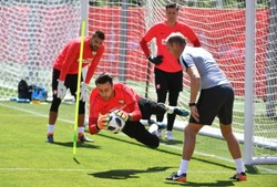 W Soczi żar leje się z nieba. Ze względu na wysokie temperatury Nawałka przełożył trening