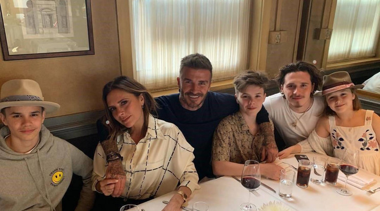 A Beckham család legkisebb tagja is 10 éves lett/Fotó: Northfoto