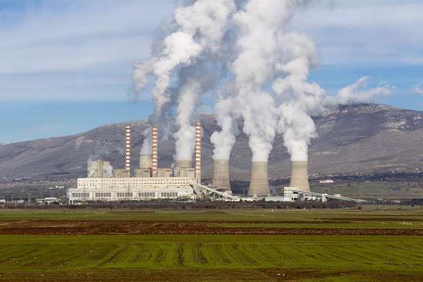 Elektrownia w Kozani, stolicy regionu Macedonia Zachodnia.