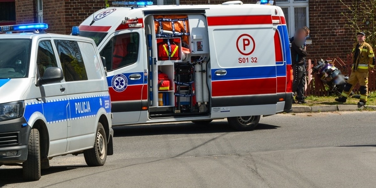 Lubuskie. Motocyklista potrącił policjanta i uciekł. 