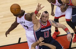 Gortat zagrał solidnie, ale Wizards play off zaczęli od porażki