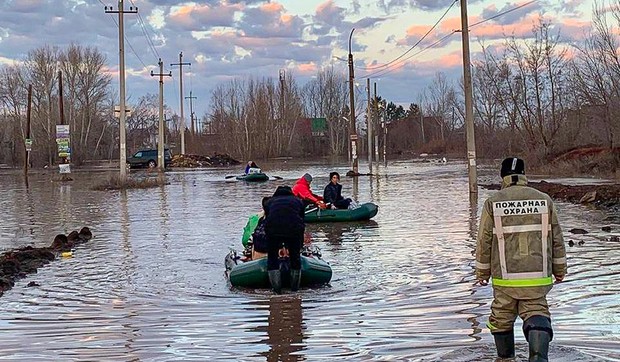 Poplave u Orenburškoj oblasti u Rusiji