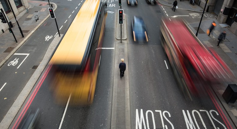 Being on public transit sometimes triggers John Junior's symptoms of psychosis.Tim Grist Photography/Getty Images