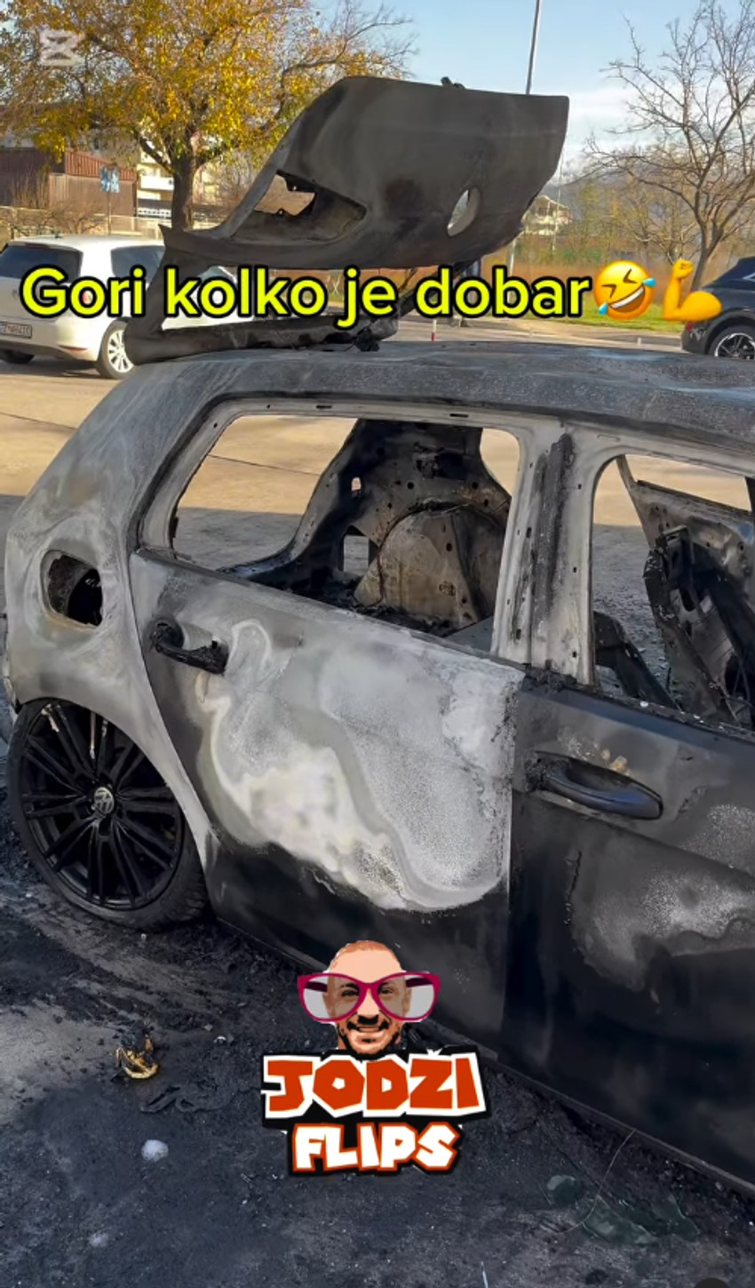 Zapaljen Jodžirov automobil