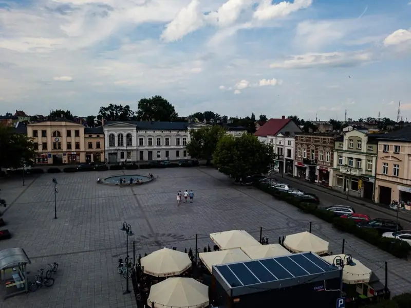 Rynek w Wągrowcu w rzeczywistości