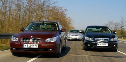 BMW 550 kontra Honda Legend i Lexus GS: duża porcja luksusu