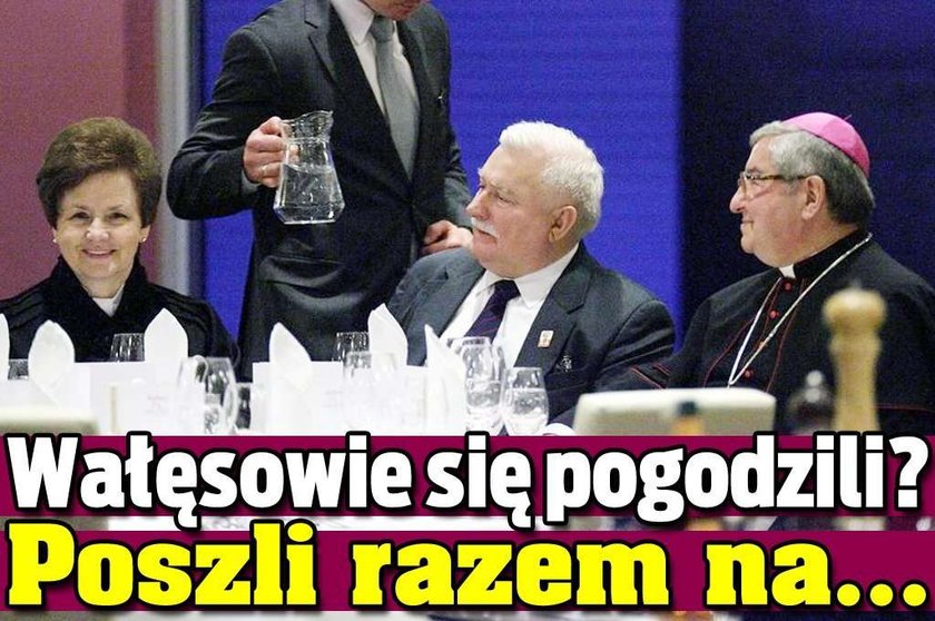 Wałęsowie się pogodzili? Poszli razem na...