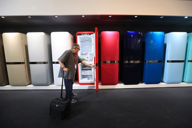 Lodówki na targach elektroniki w Berlinie