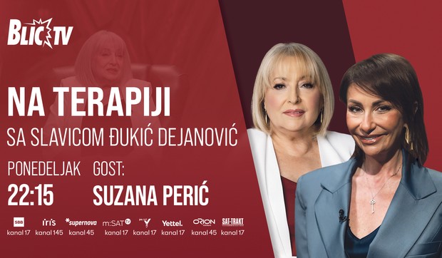 Suzana Perić, emisija "Na terapiji sa Slavicom Đukić Dejanović"