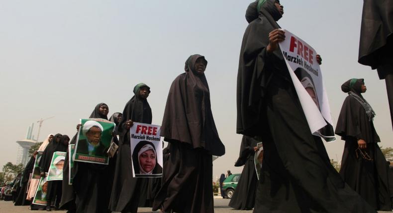 El-Zakzaky's Shiite sect is now a terrorist organisation, according to a Nigerian court  (AFP)