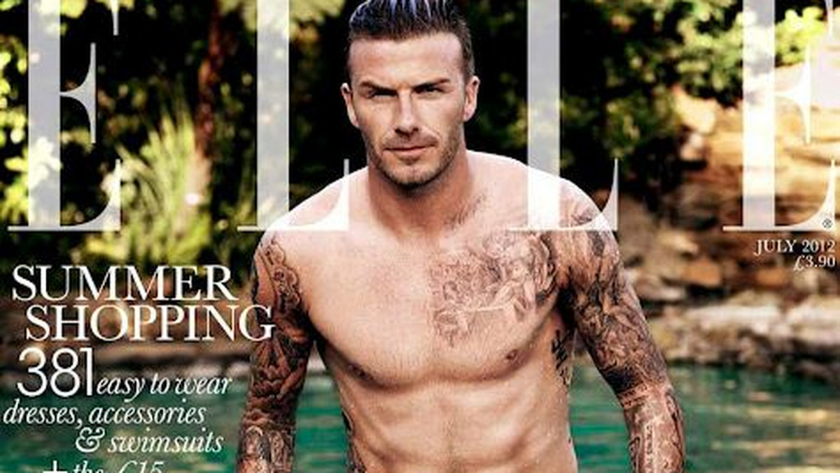 David Beckham, gwiazda Los Angeles Galaxy, udzielił ekskluzywnego wywiadu znanemu magazynowi dla pań "Elle".