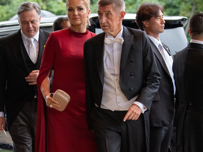 Andrej Babiš u društvu supruge Monike 