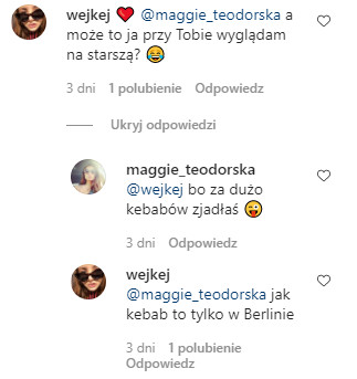 Małgorzata Teodorska na Instagramie