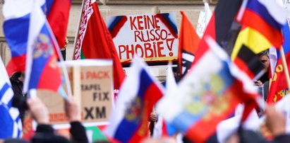 Prorosyjska demonstracja w Berlinie. "Jestem oburzony"