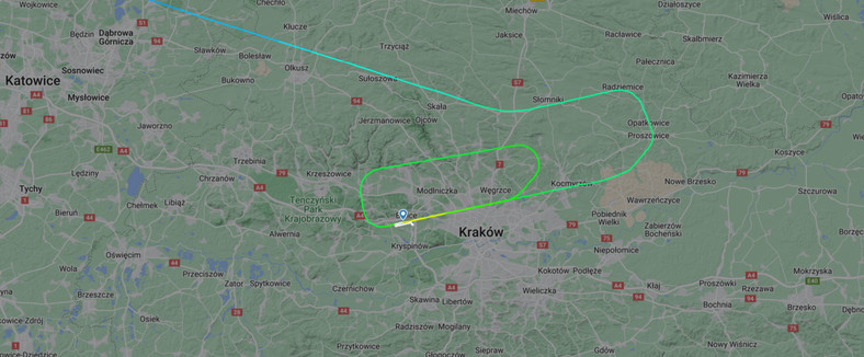 Ryanair odszedł na drugi krąg i bezpiecznie wylądował na lotnisku Kraków-Balice