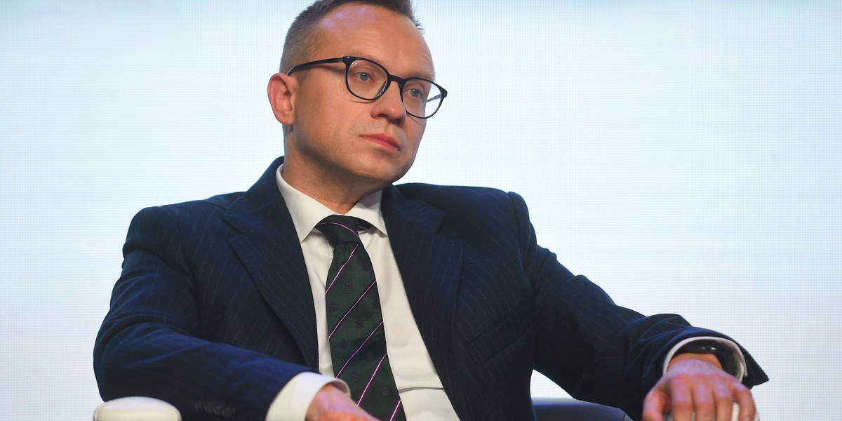 Wiceminister finansów Artur Soboń