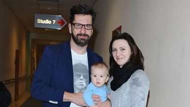 Monika Pyrek wraz z mężem i synem wspiera WOŚP