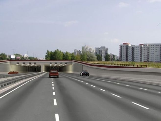 S2 pod Ursynowem, południowa obwodnica Warszawy. Budowę tej trasy premier Donald Tusk obiecał na kilka dni przed referendum w sprawie odwołania prezydent Hanny Gronkiewicz-Waltz. Trasa jest potrzebna dla domknięcia stołecznego ringu, ale koszty jej budowy rzucają na kolana. Brakujący fragment trasy S2 przejdzie pod ul. Płaskowickiej na Ursynowie, czyli pod wielką sypialnią Warszawy. Według szacunków GDDKiA, tych 19 km trasy może pochłonąć astronomiczną kwotę 6,7 mld zł, co może dać ponad 350 mln zł za kilometr.  Fot. Mosty Katowice (wizualizacja)