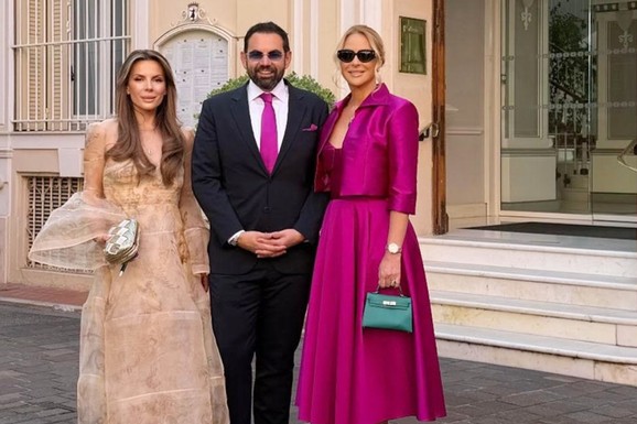 (FOTO) NA SVADBI MELINE DŽINOVIĆ U MONAKU SVI OBUČENI KAO ZA BAL Karići na venčanju bivše žene Harisa Džinovića, svi gledaju u kumu Gocu i njenu haljinu