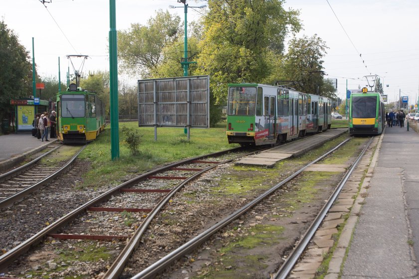 Niewybuch na pętli tramwajowej Dębiec!