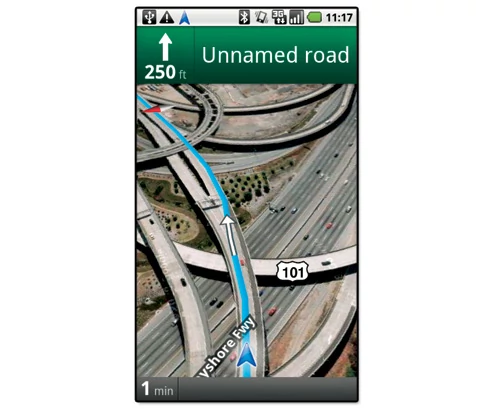 Choć na razie dostępna jest tylko na terenie USA, nawigacja z mapami z Google Maps w telefonach z systemem Android (wersje 1.6 i 2.0) wydaje się technologią, która dzięki łatwości obsługi przyjmie się również w innych częściach świata. Wystarczy bowiem, że w miejscu, w którym aktualnie się znajdujemy, wpiszemy na klawiaturze telefonu lub wypowiemy do mikrofonu nazwę miejsca, do jakiego chcemy się udać, a nasz telefon połączy się z serwerem Google Maps, pobierze mapę i wyświetli trasę dojazdu