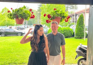 Milan Dinčić Dinča sa ženom