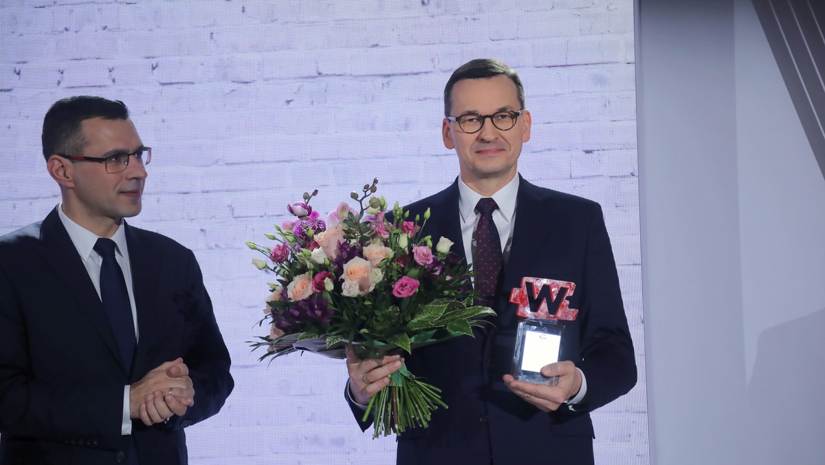 Mateusz Morawiecki odebrał nagrodę "Człowiek Wolności" tygodnika "Sieci".