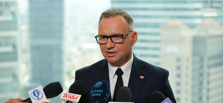 Andrzej Duda został zapytany o reprezentację Polski. Prezydent wypowiedział się o sporze Probierza z Lewandowskim
