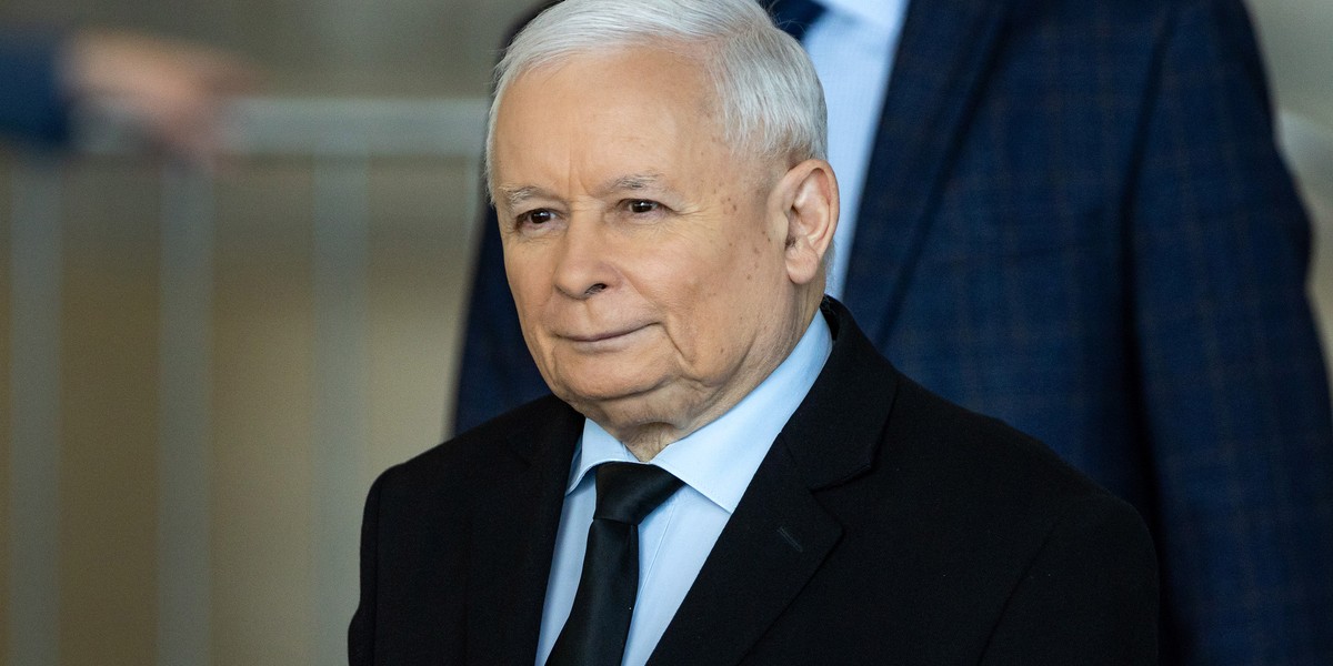 Prezes PiS Jarosław Kaczyński.