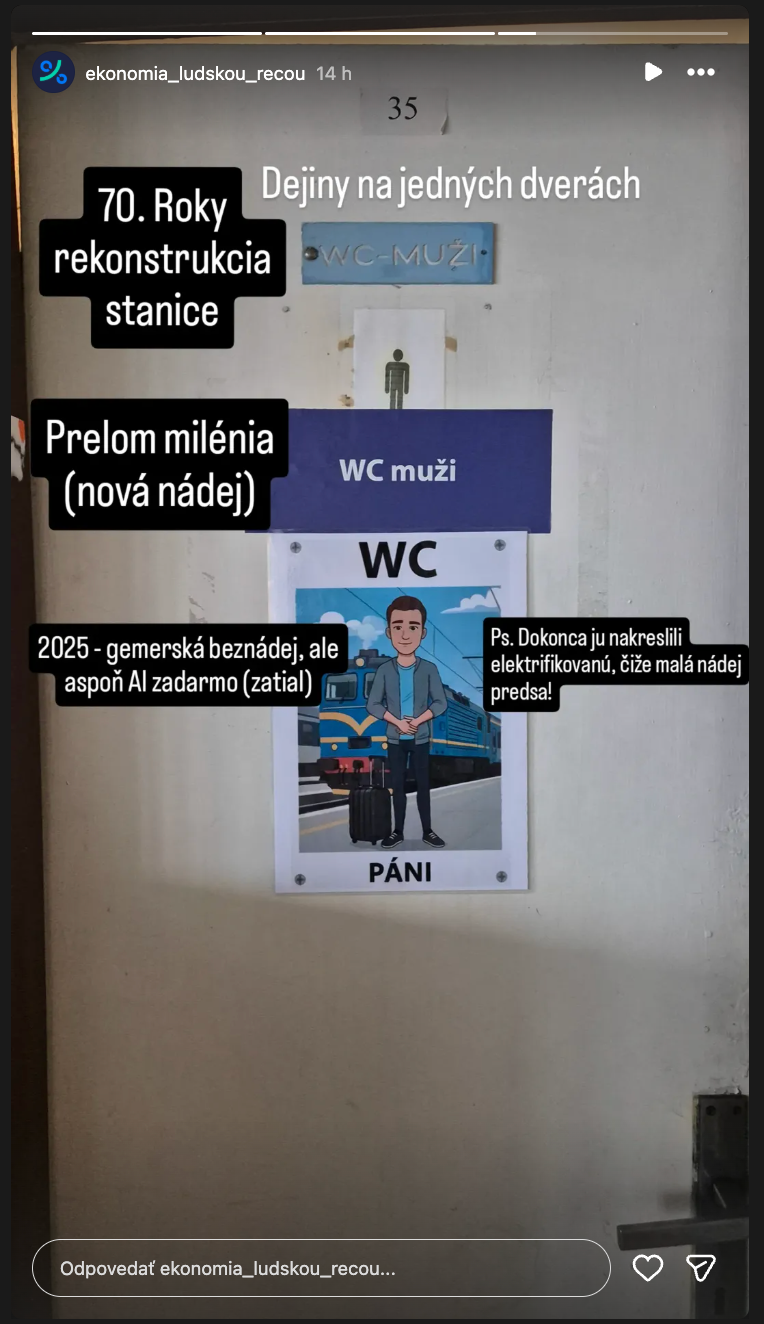 Slovák Martin si všimol zaujímavosť na železničnej stanici na Gemeri. 