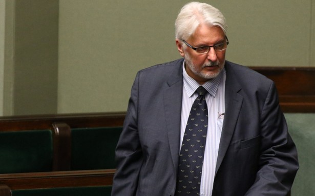 Waszczykowski ostro: Nie można łączyć "przesiedleń siłą" z jakąkolwiek polityką europejską