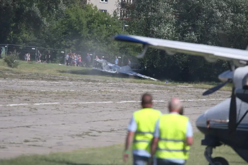 Wypadek podczas pikniku lotniczego w Krakowie