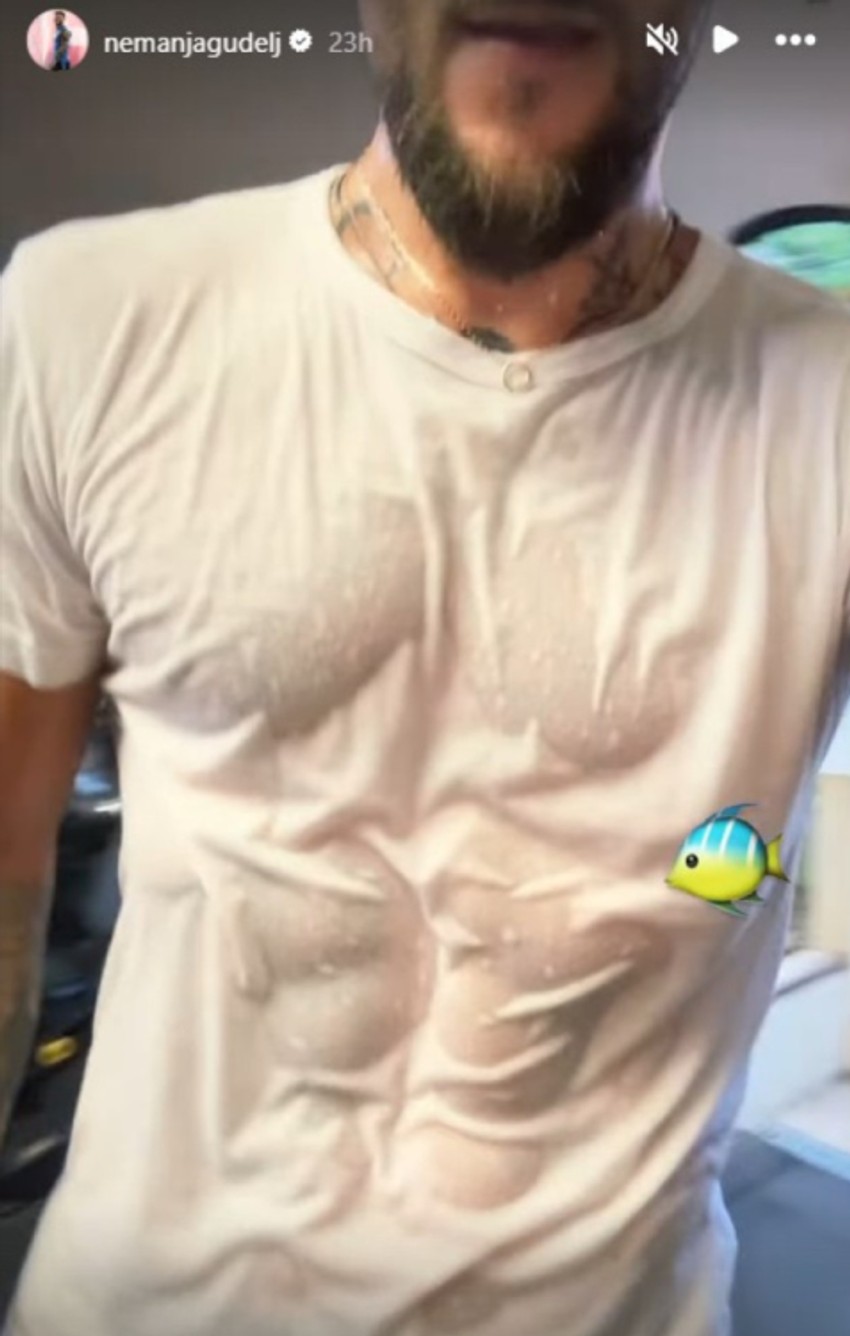 Nemanja Gudelj u teretani