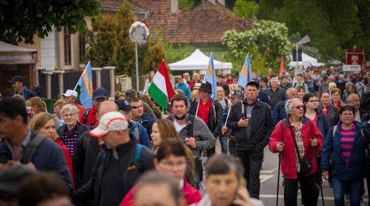 A csíksomlyói búcsú évről évre a magyar katolikus közösség legnagyobb vallási eseménye /Fotó: Herle Kristóf